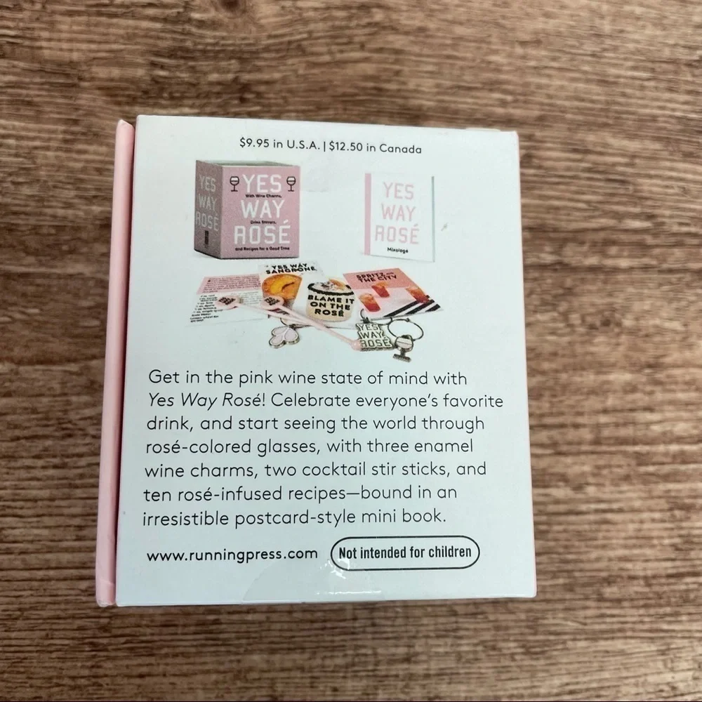 Yes Way Rosé Mini Kit : Wine Charms
